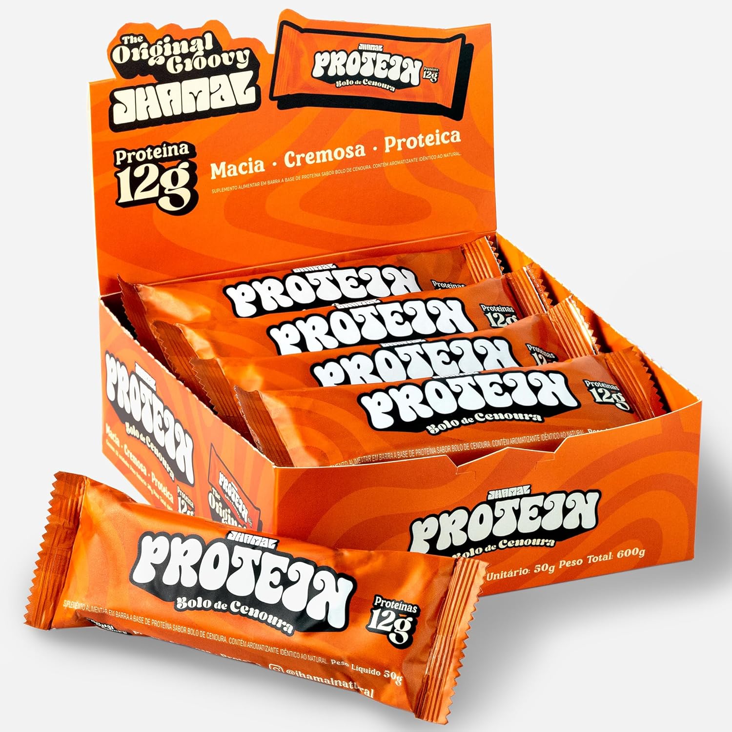 JHAMAL Barra de Proteína Vegan